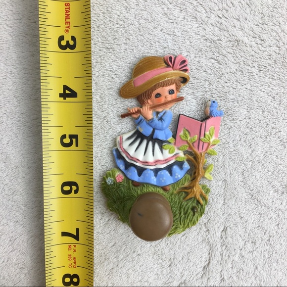 Vintage 1950s Children’s Wall Hooks girl kids rare - Picture 5 of 16